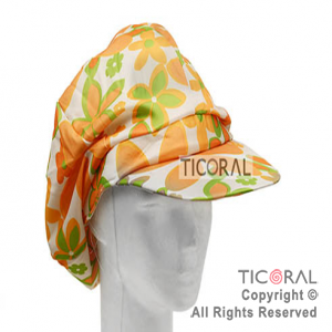 SOMB HS5820-1 BOINA FLOREADA VERDE Y NARANJA CON VISERA x 1 x 1 SOMB HS5820-1 BOINA FLOREADA VERDE Y NARANJA CON VISERA x 1 x 1